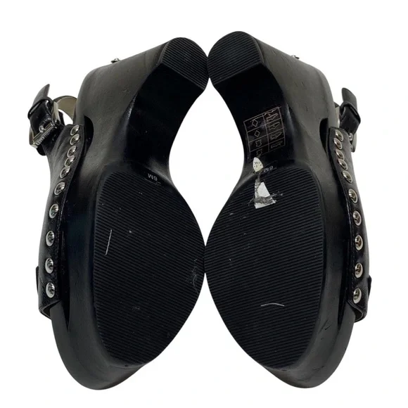 Michael Michael Kors Open Toe Platform Charm Sling Wedge Sandals - Picture 5 of 7